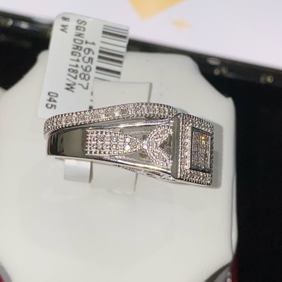 Exquisite Turkish made real diamond women engagement bridal ring set huge sale! - Picture 5 of 5